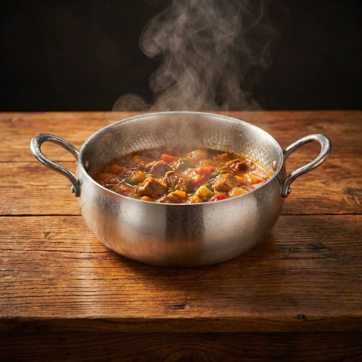 Hand-Hammered Deep Titanium Pot - Image 5