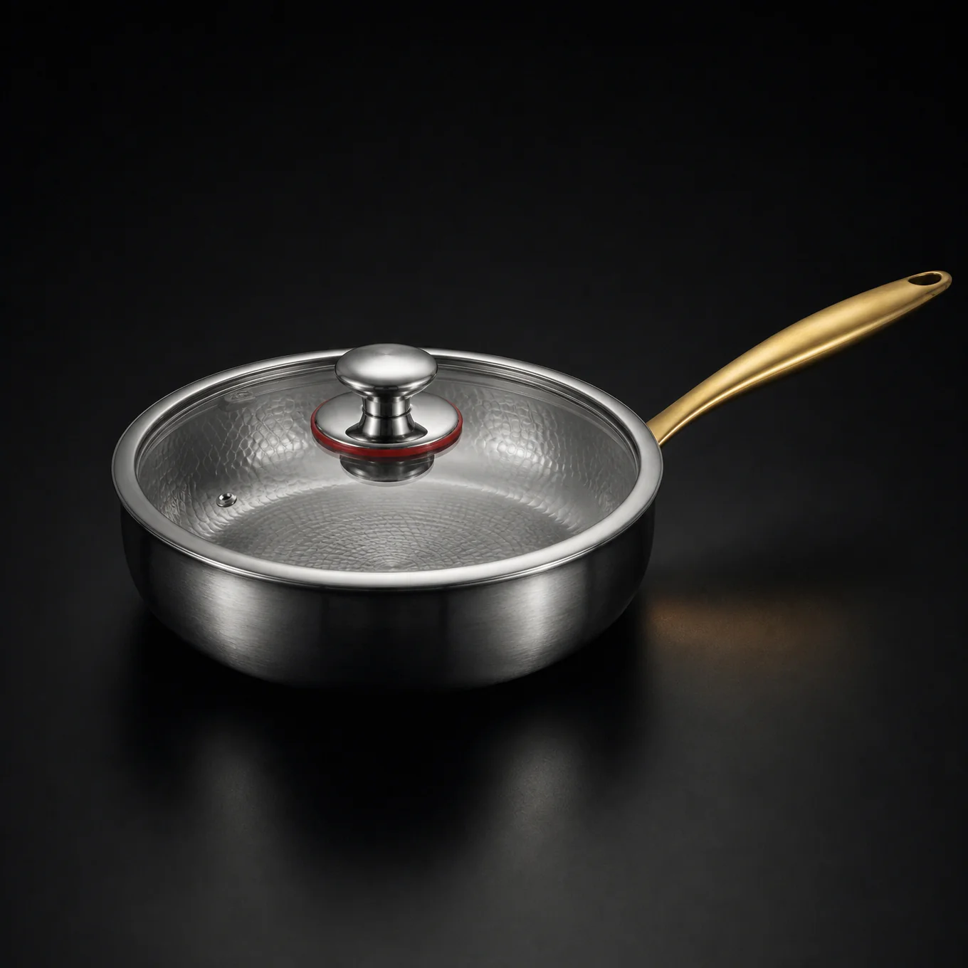 Hand-Hammered High-Wall Titanium Pan | Limited Edition - Image 3