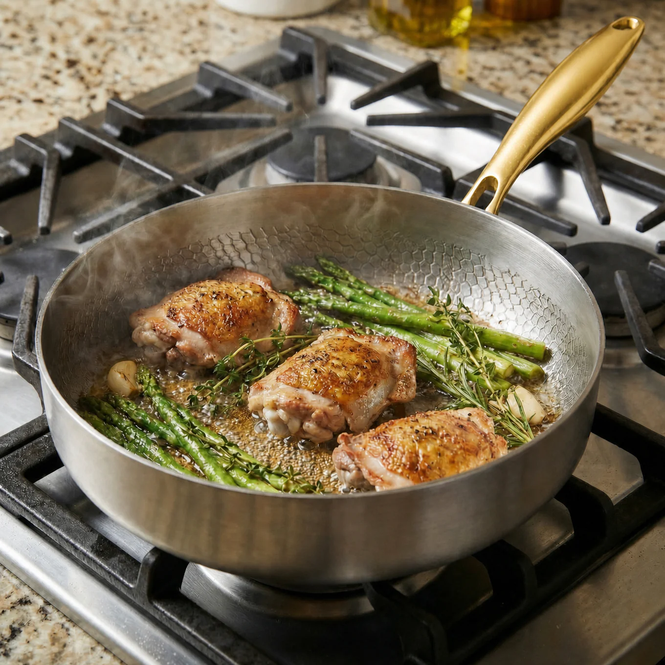 Hand-Hammered High-Wall Titanium Pan | Limited Edition - Image 6