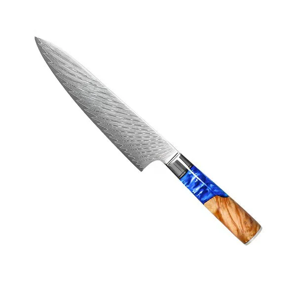 Professional Japanese Damascus Knife Set – 6-Piece Chefs Quality Set - Image 10