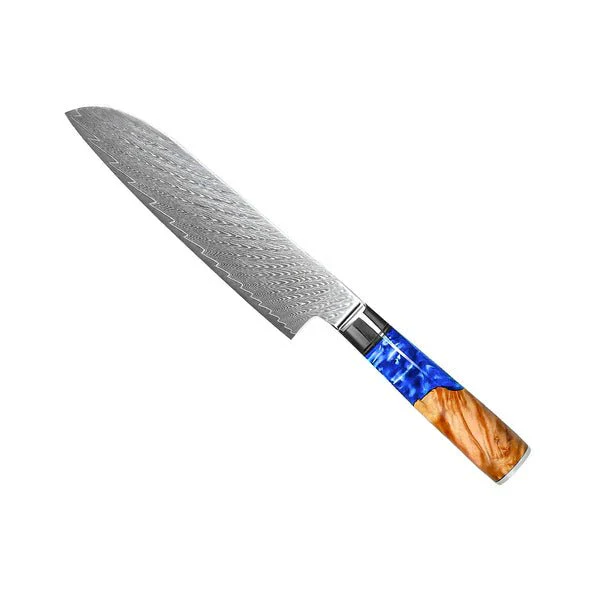 Professional Japanese Damascus Knife Set – 6-Piece Chefs Quality Set - Image 6