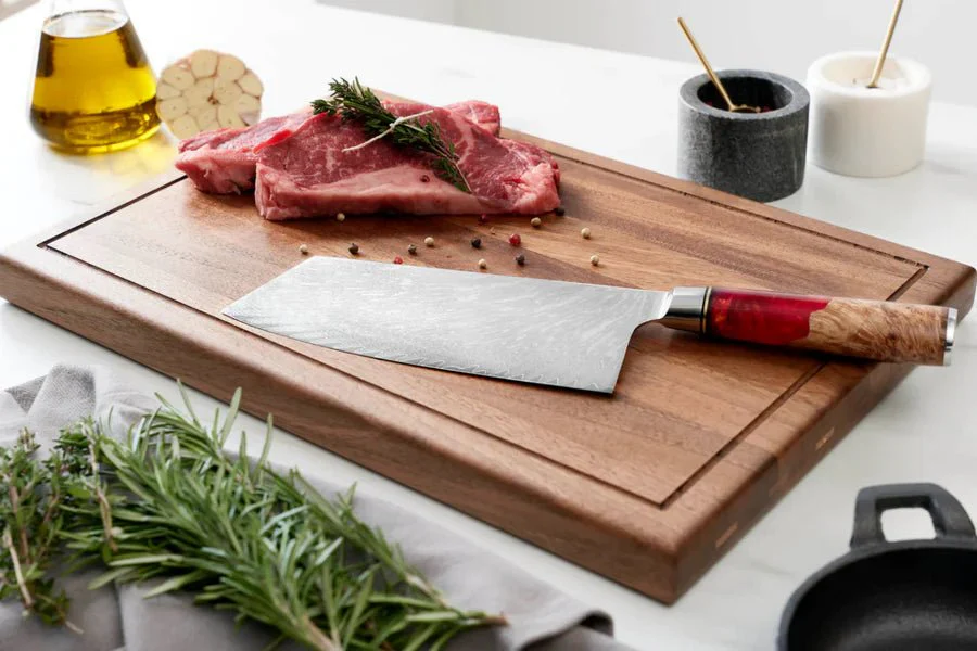Japanese Damascus Nakama Shinku 5-Piece Chef’s Knife Set – Precision Blades - Image 3