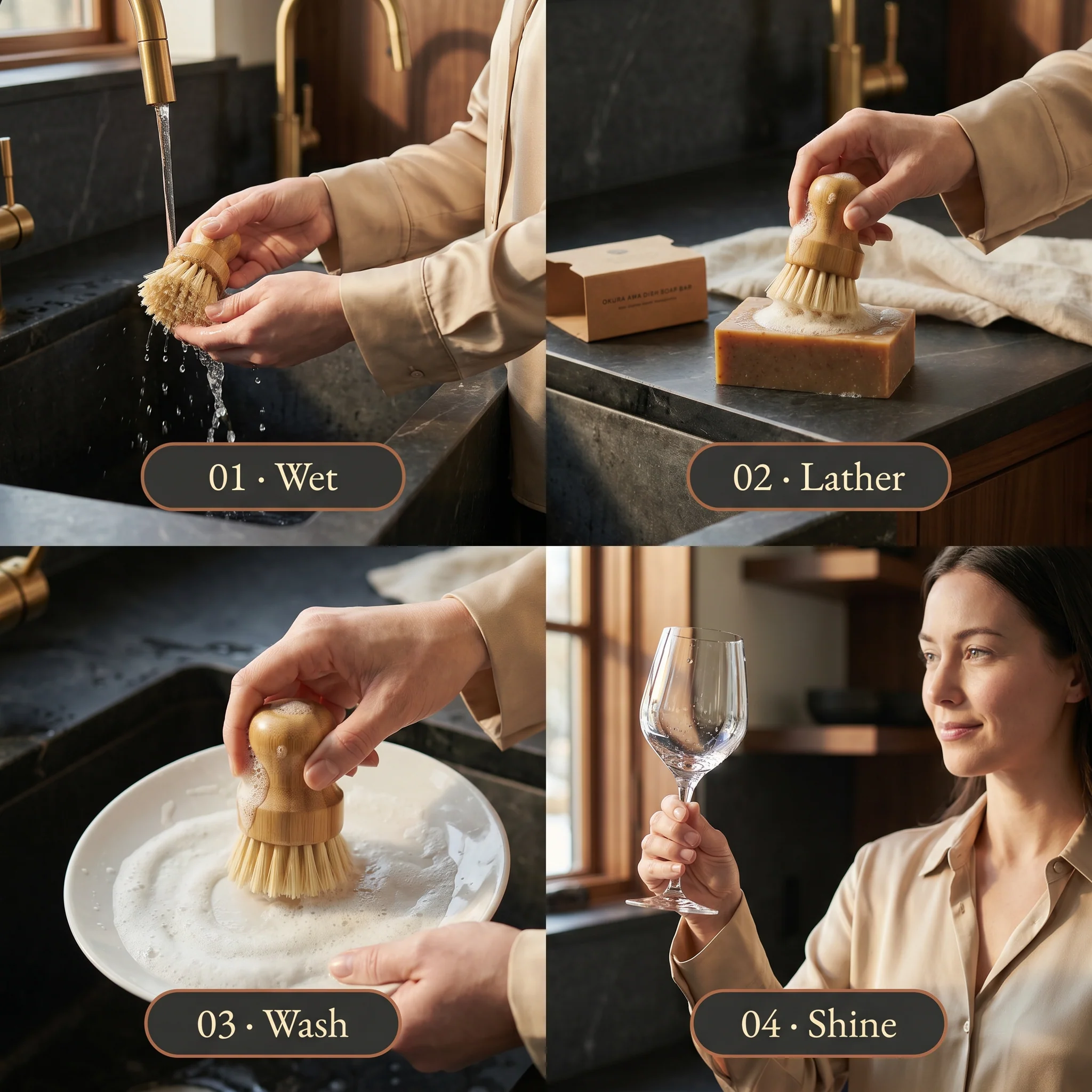 Okura Organic Dish Soap Bar - Image 6