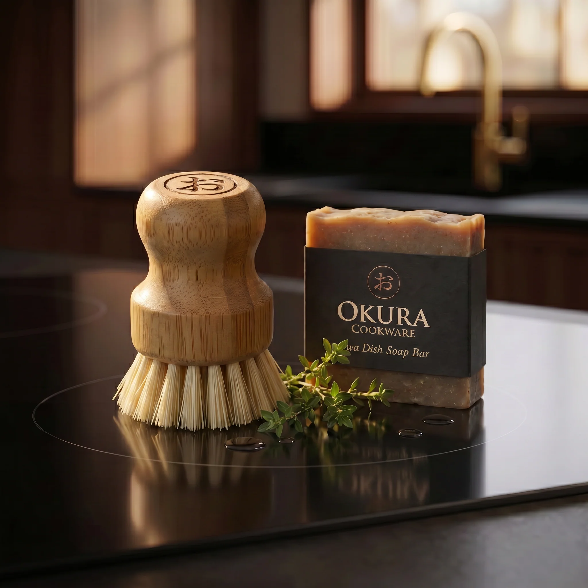 Okura Tawashi — Organic Bamboo Dish Brush - Image 6